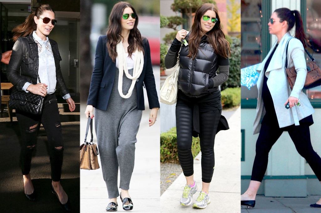 Happy Birthday Jessica Biel See The Mom To Be S Casual Chic